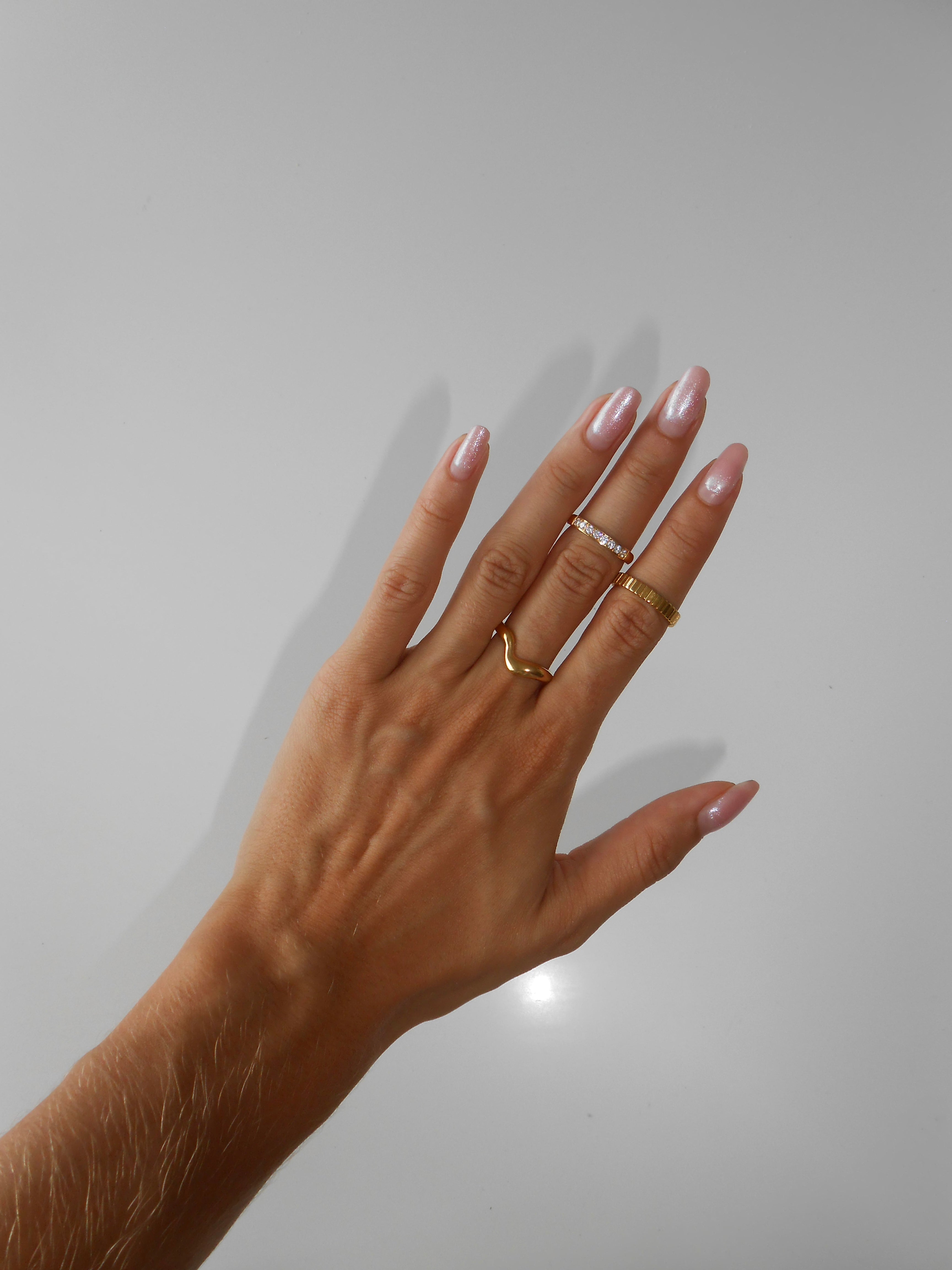 Bague wavy