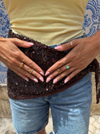 Bague strass mi-doigt
