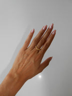 Bague wavy
