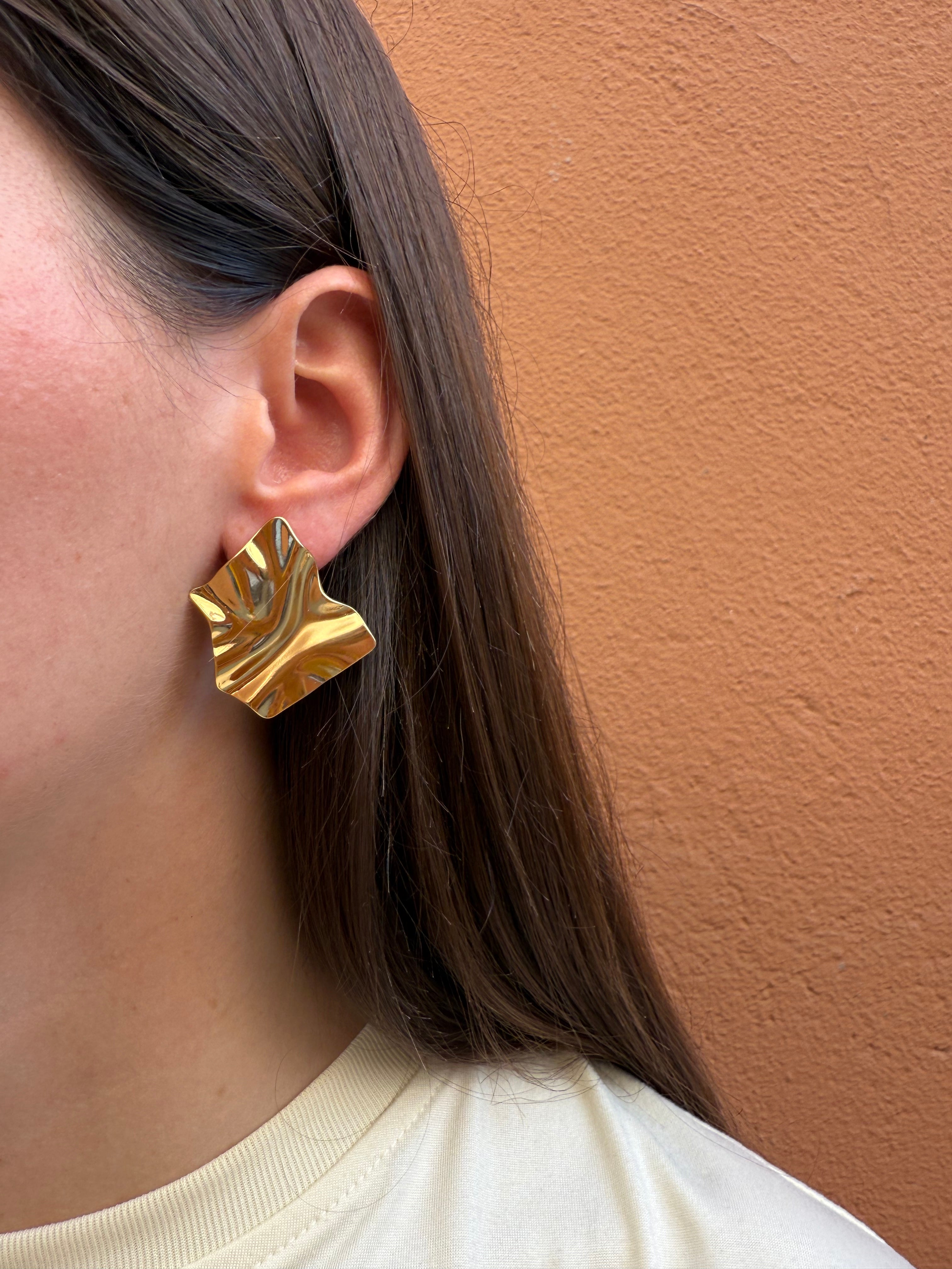 Boucles d'oreille leaf