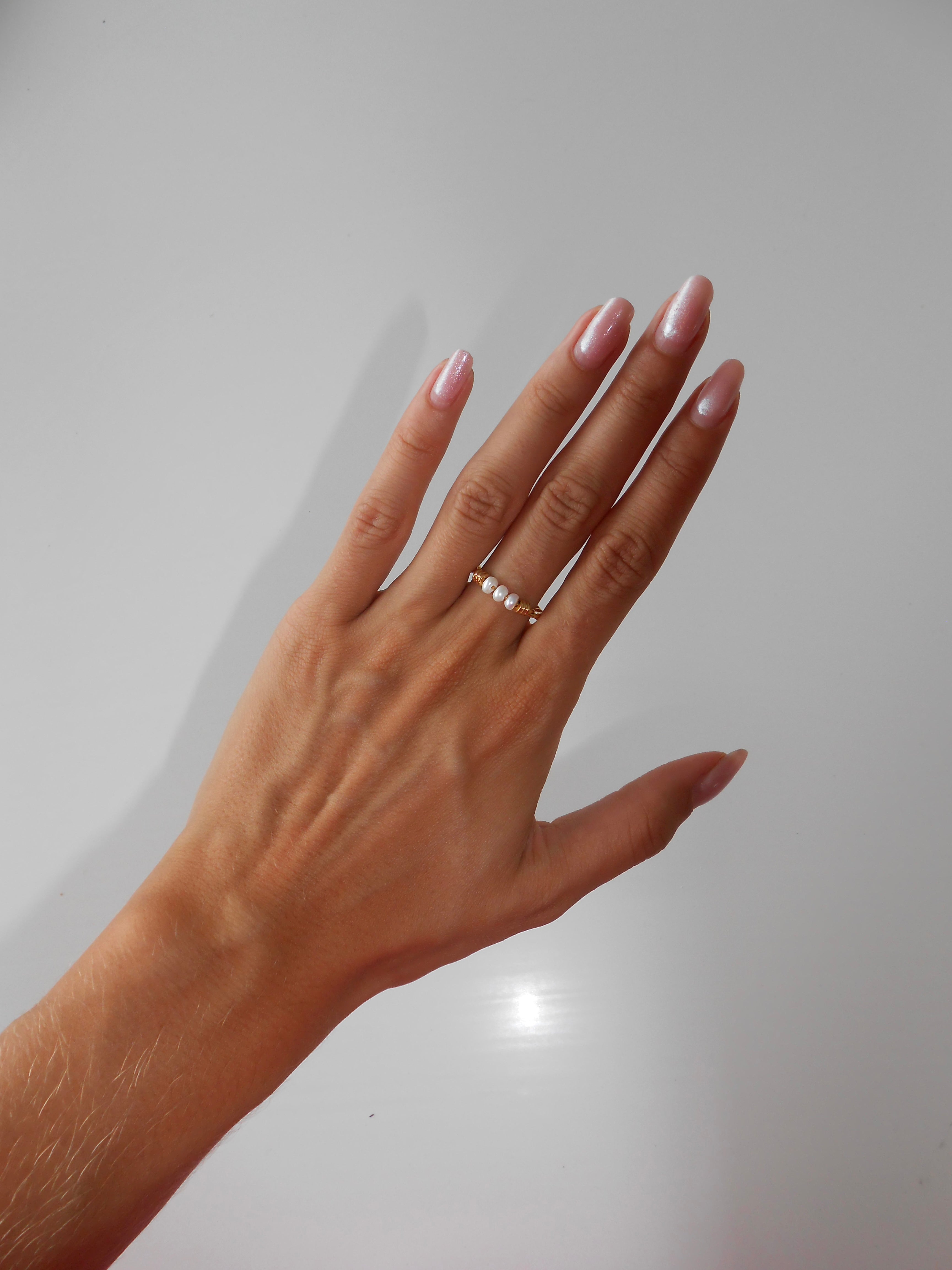 Bague perles