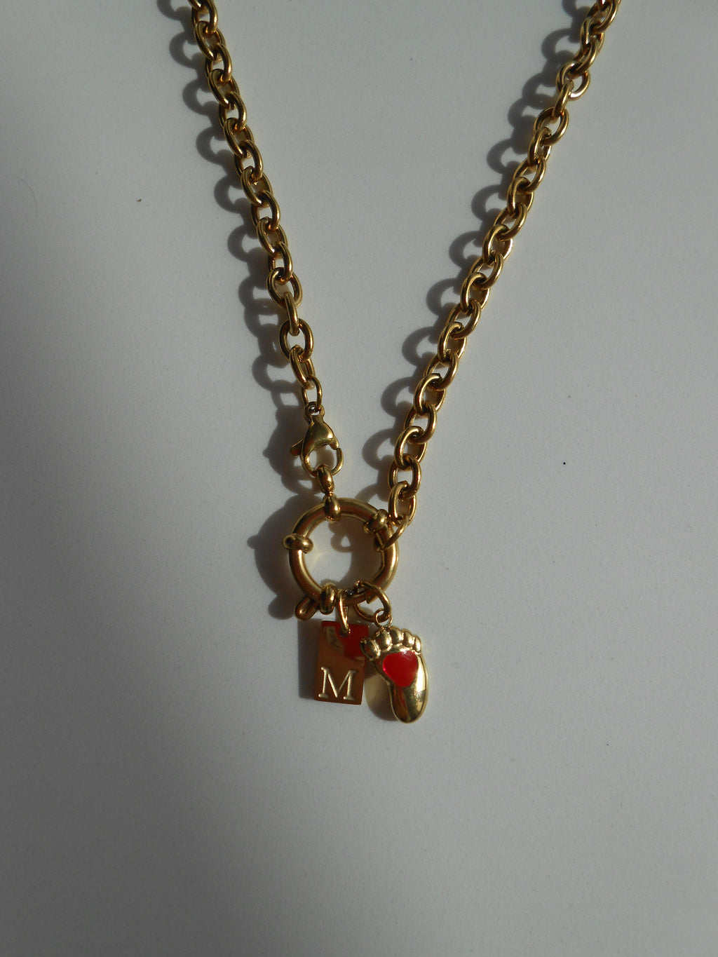 Collier chaîne à maillons en acier inoxydable et personnalisable